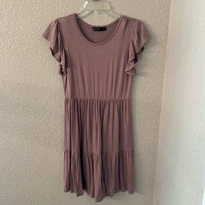 Adorable tier dress with flutter sleeves - must have!!!